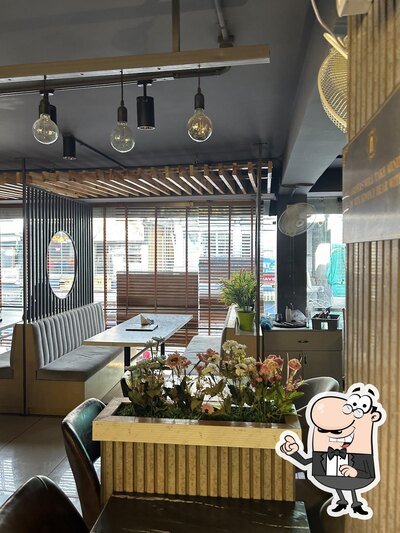 The interior of Nathu's( Pure Vegetarian Restaurant)