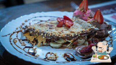 Comida em Crepe francês