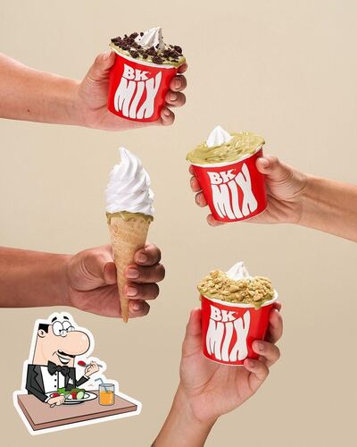 Comida em Burger King