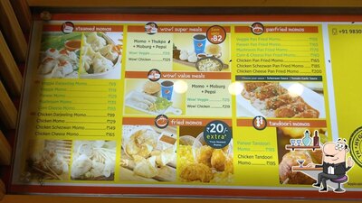 The interior of Wow! Momo