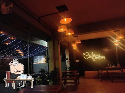 The interior of Cafe Talkies