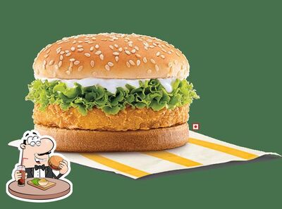 Get a burger at McDonald's