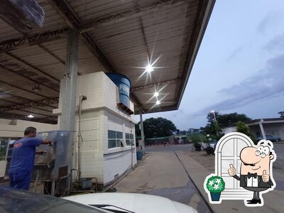 O exterior do Posto Petrobras
