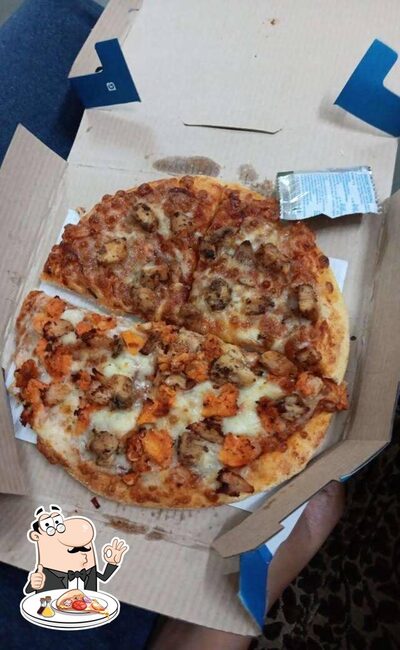 At Domino's Pizza, you can enjoy pizza