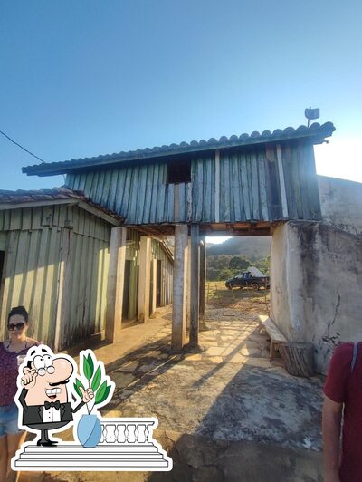 Desfrute da vista da área externa do Tulha de Minas