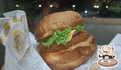 Food at Hulk's Burger