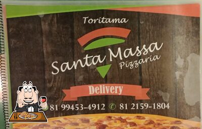Escolha pizza no Santa Massa Pizzaria