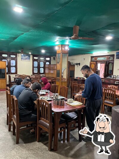 The interior of Evergreen Restaurant