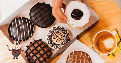 Food at Mad Over Donuts