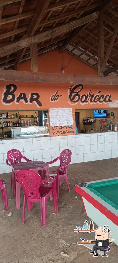 O interior do Bar do careca