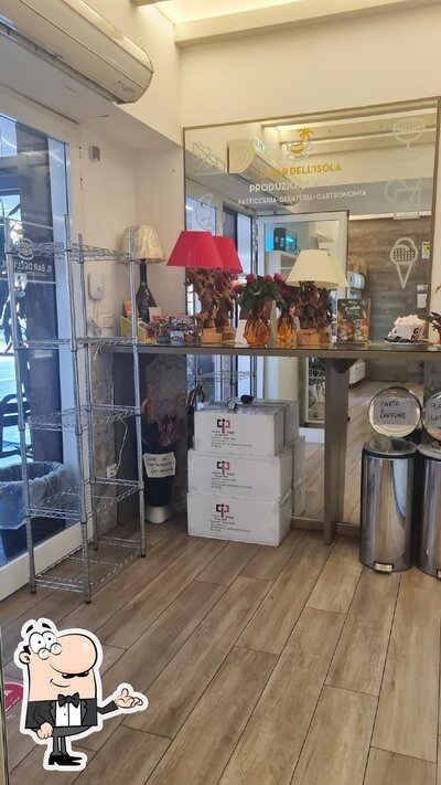 Gli interni di Il Bar dell'Isola