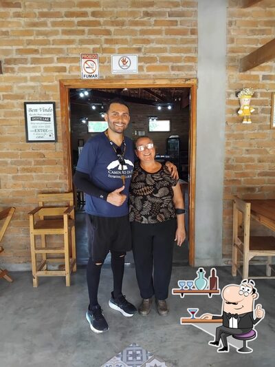 O interior do Pesqueiro e Restaurante Recanto de Áreas
