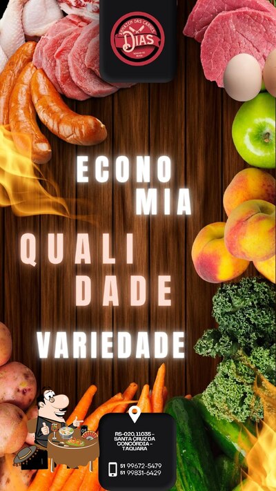 Platos en Armazém das Carnes Dias - Açougue em Taquara