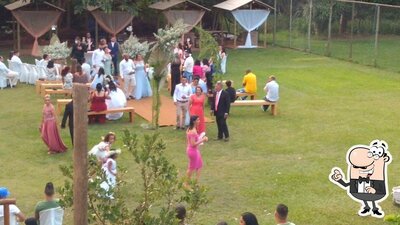 Veja a área externa do Espaço MARIAMENA