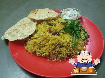 Meals at Shyam,s Dam biryani