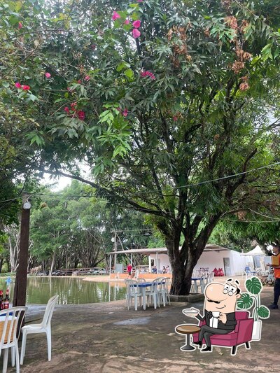 O interior do Pesque e Pague Fortaleza