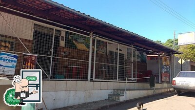 Você pode espairecer no exterior Bar e Restaurante do Aguinaldo