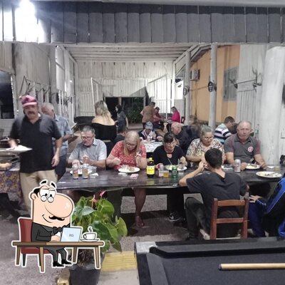 O interior do Boteco Da Hora