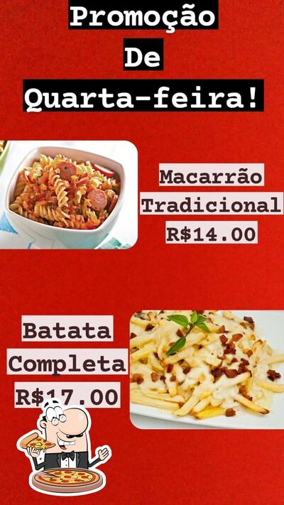 Consiga pizza no Snoopy Lanches