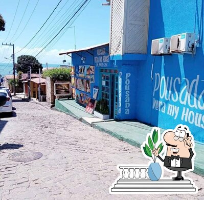 O exterior do Restaurante Santa Bárbara