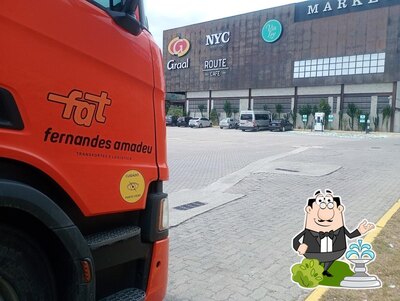 O exterior do Posto Petrobras
