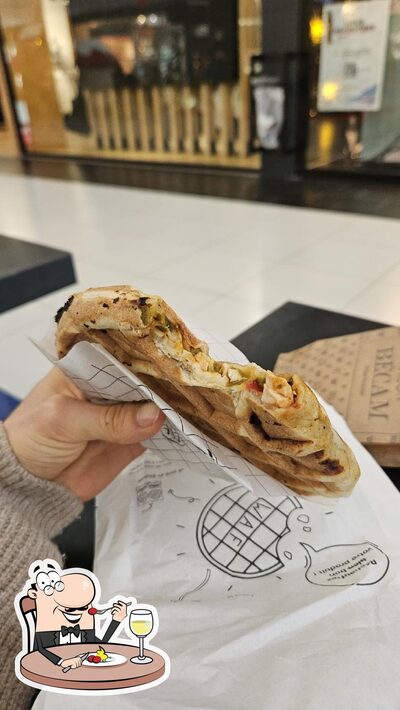 Nourriture à Waffle Factory