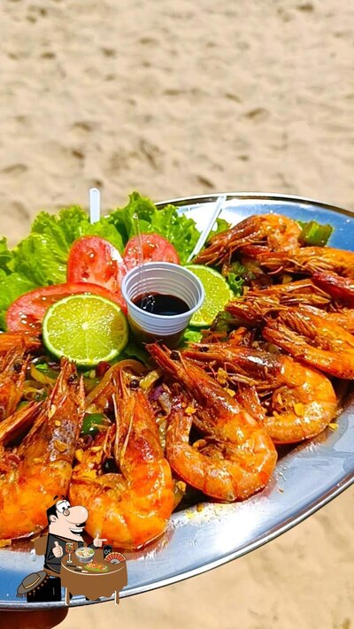 Comida em Cantina Rústica Praia