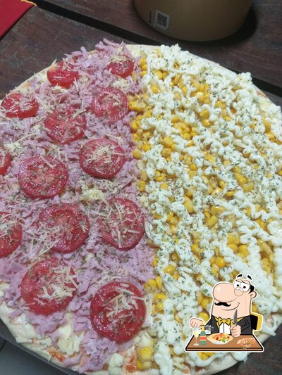 Comida em Papadas Pizzas