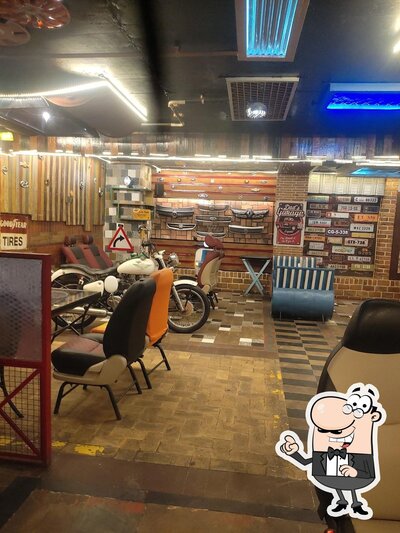 The interior of The Garage Café