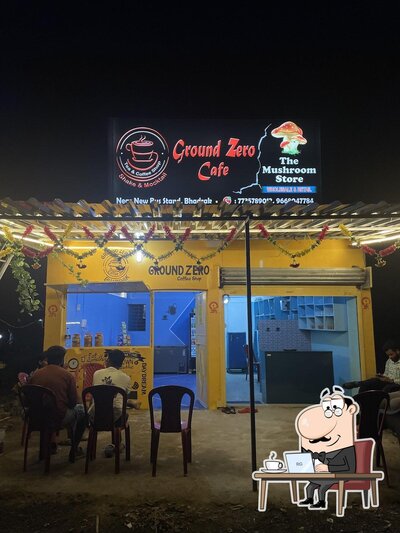The interior of Ground Zero cafe