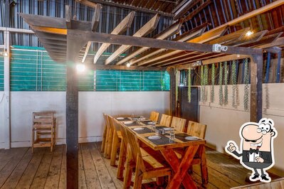 The interior of The Gazebo World Of Veg - Veg Restaurant Wakad