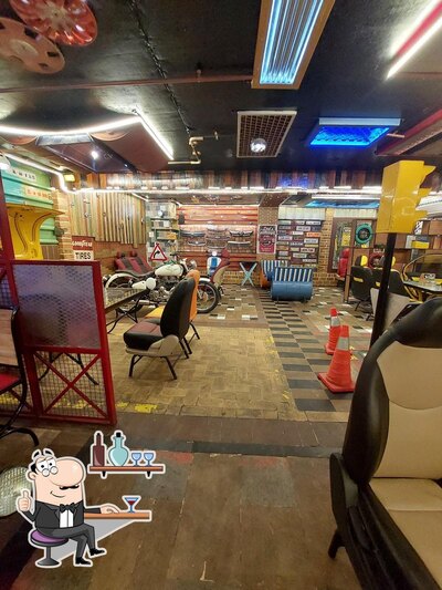 The interior of The Garage Café