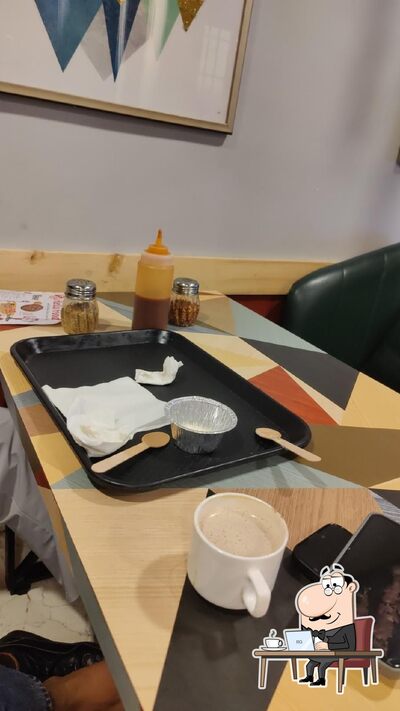 The interior of Hello food