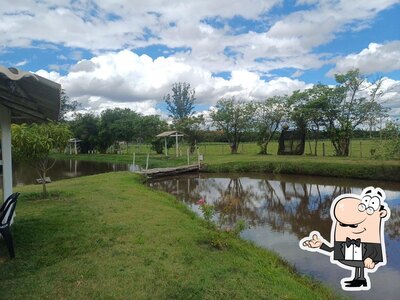 O interior do Pesqueiro Recanto do Pescador - Tatuí - SP