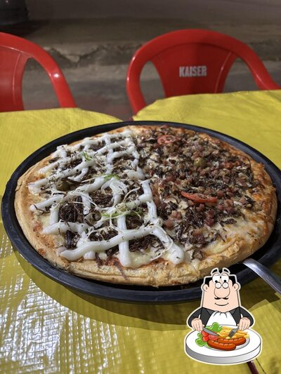 Platos en Izza Pizza
