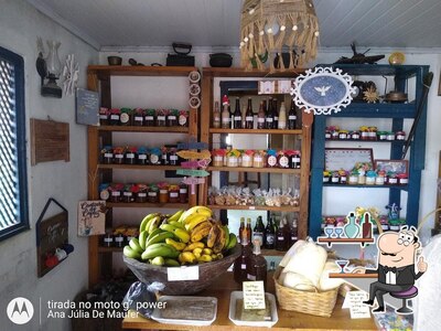 O interior do Fábrica de Doces Dona Nazinha