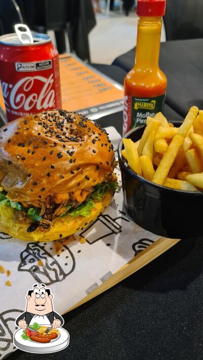 Comida em Estação Burguer