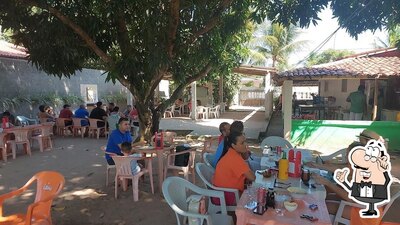 O interior do Bar Do Peixe Pium