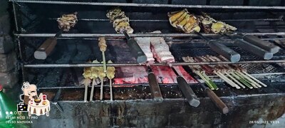 Comida em Churrascaria