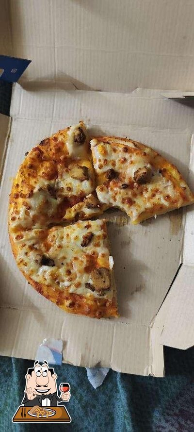 At Domino's Pizza, you can try pizza