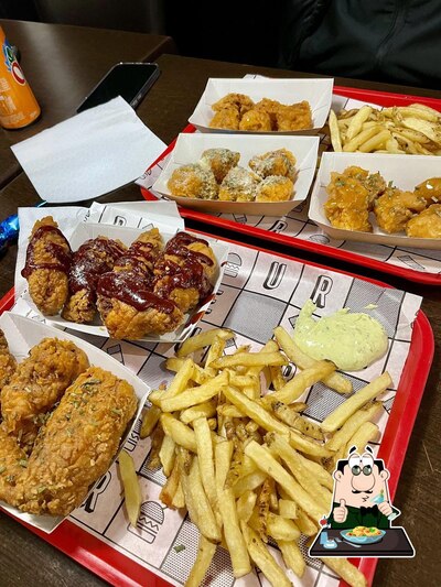 Plats à Label wings