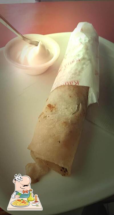 Food at Kathi Junction Sanat Nagar