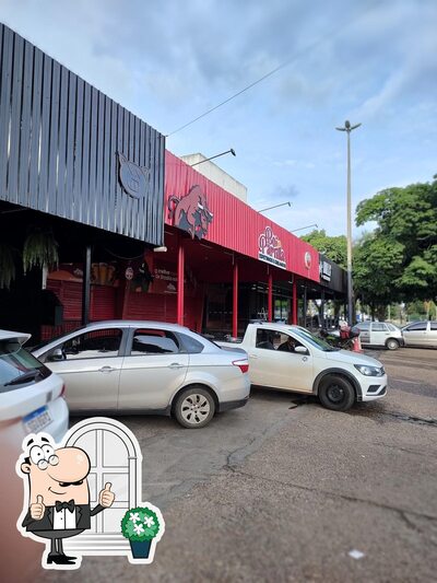 O exterior do D' Ferrera pizza bar