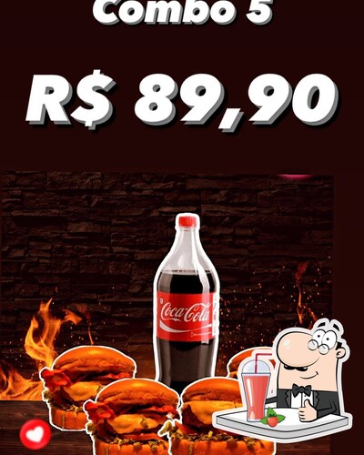 Você pode desfrutar de uma bebida do menu