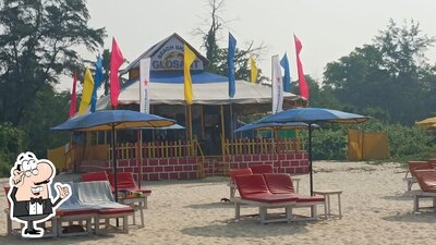The interior of Evisha Beach Shack