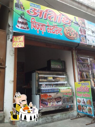 Food at Atithi Pizza Restaurant
