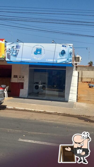 Veja a área externa do Tapiocaria da preta