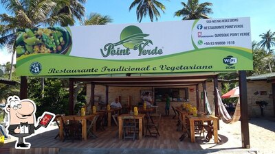 O exterior do Bar e Restaurante Point Verde