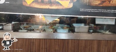 O interior do Burger King
