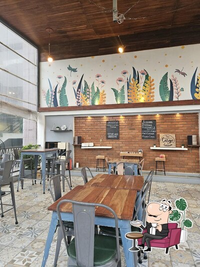 The interior of The Cargo Kitchen